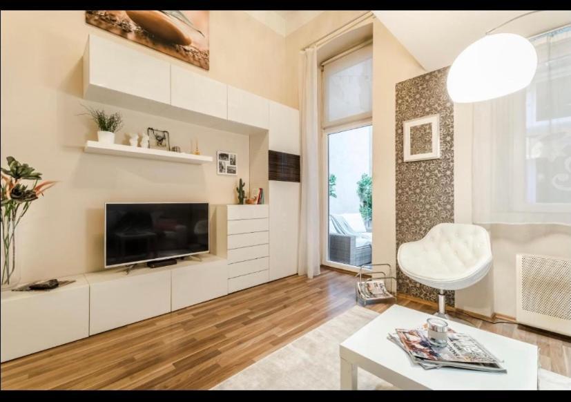 Center Studio With Sauna And Patio Apartment Budapest Luaran gambar